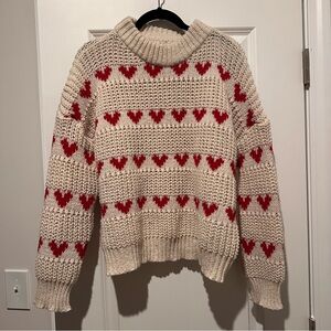 Valentines Day heart sweater
